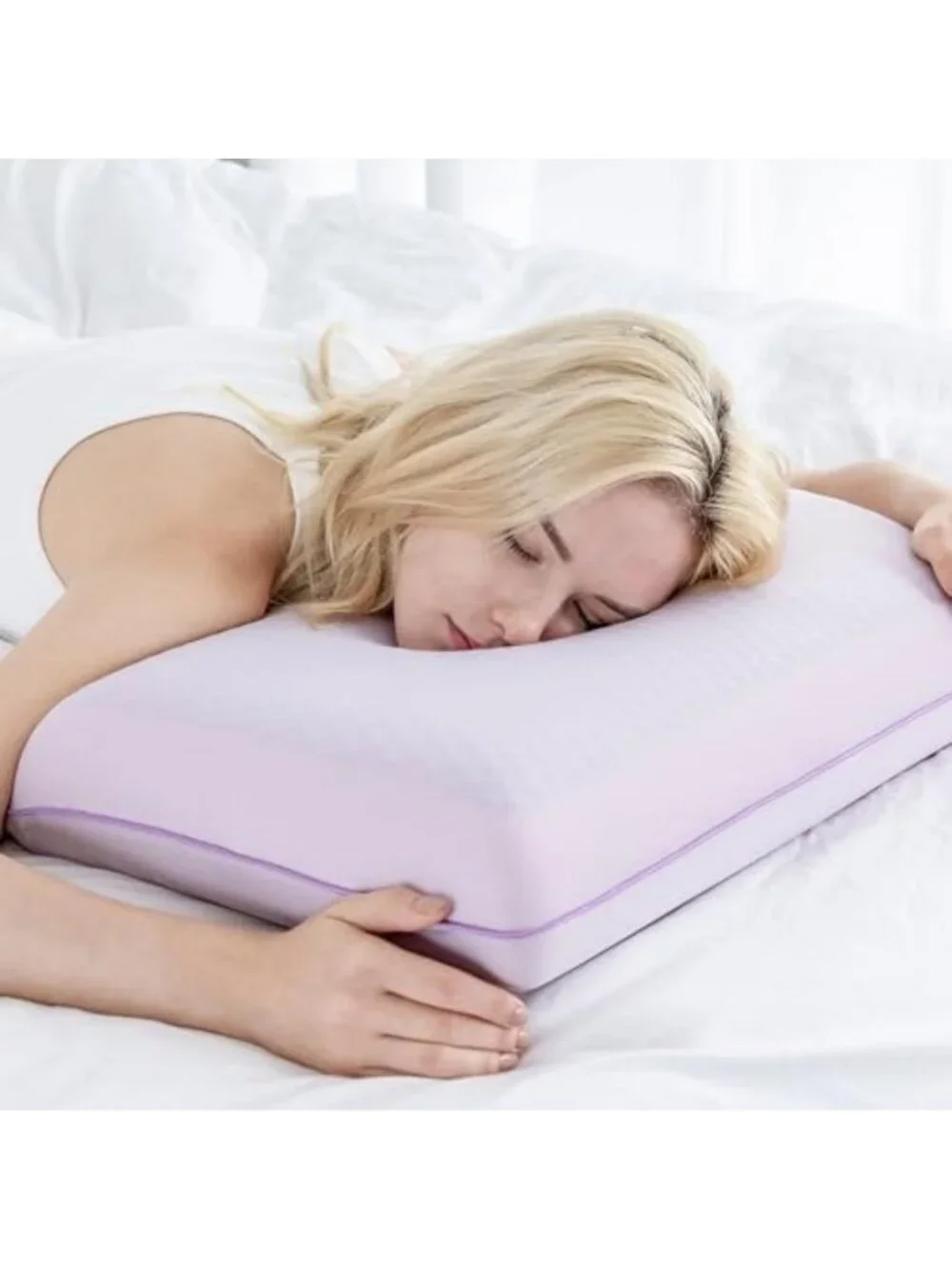 Cooling Gel Memory Foam Pillow - Reversible Design, Neck Support, Comfort Sleep